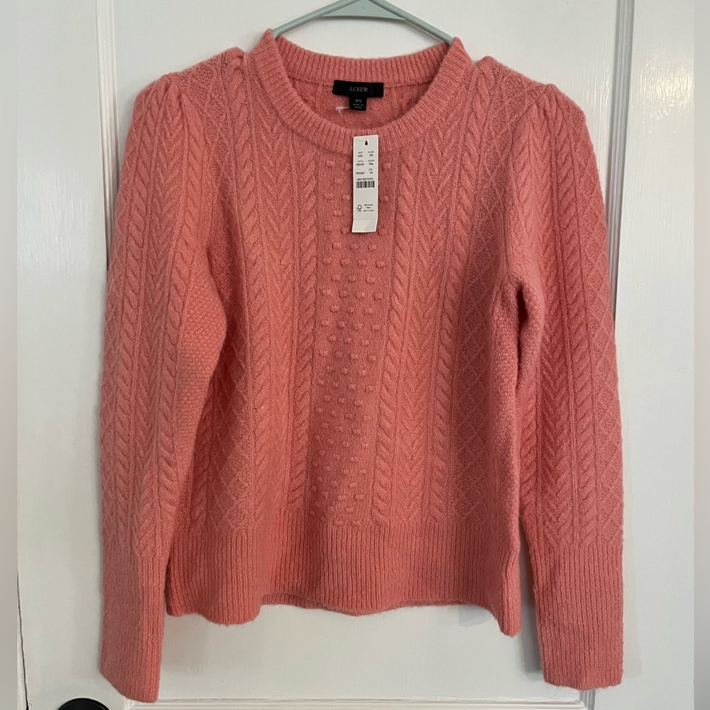 JCrew Pink Sweater (XS) NWT